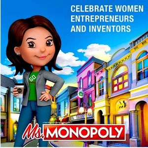 Monopoly Ms.Monopoly Board Game for Ages 8 & Up